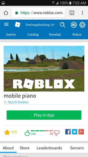 Theepicduck Roblox Amino - roblox mobile piano