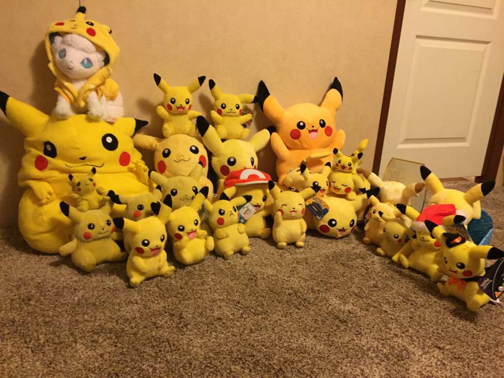 My pikachu plush Collection ❤️ 