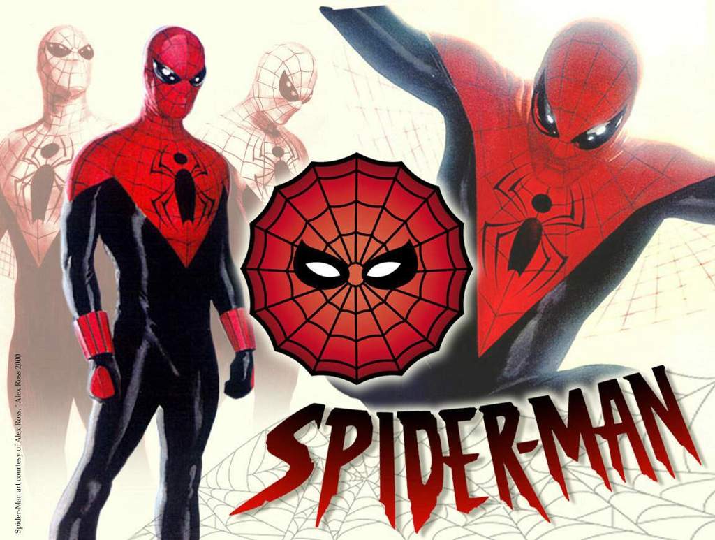 Unused Spiderman costume movie design by Alex Ross.