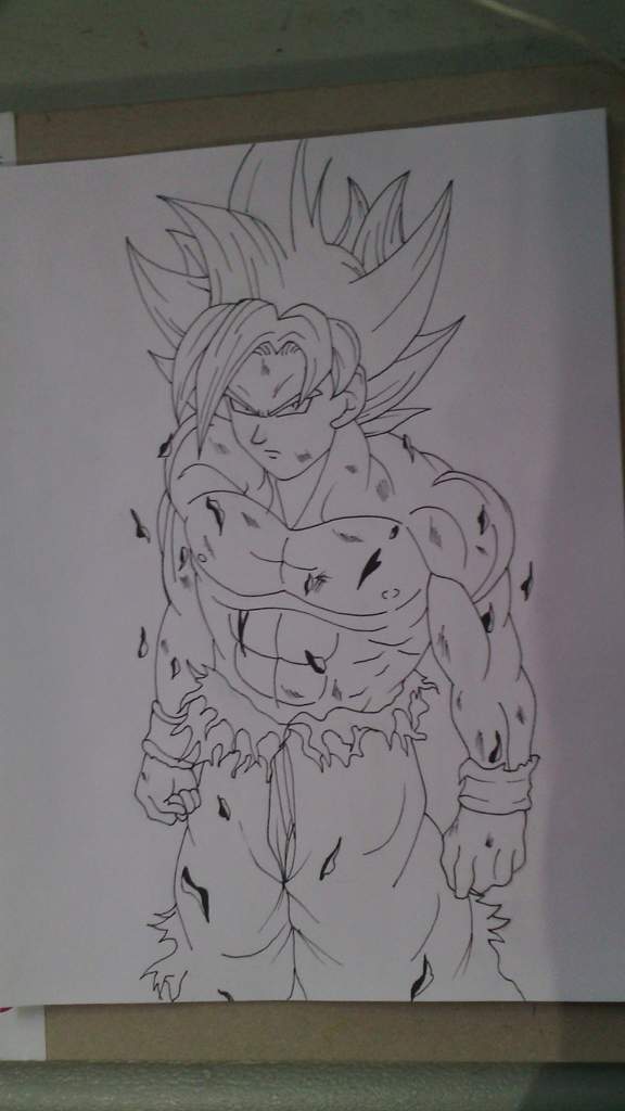 Dibujo De Goku Ultra Instinto Dominado Dibujarte Amino