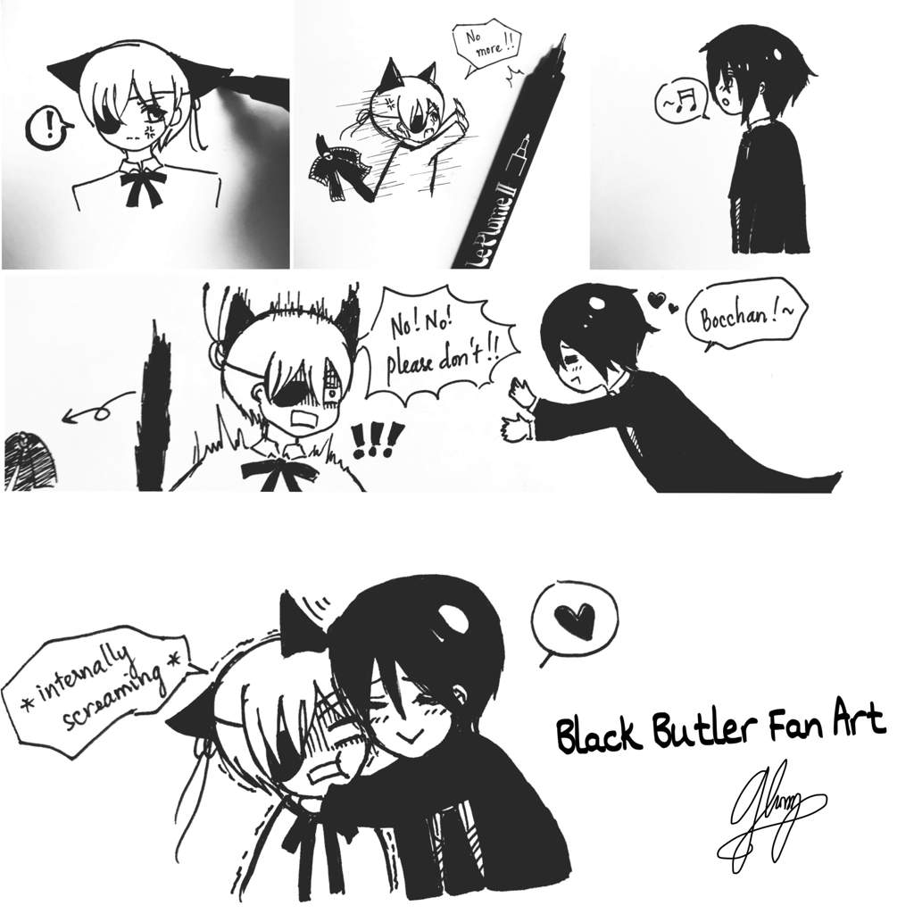 Sebaciel Fan Art Black Butler Amino
