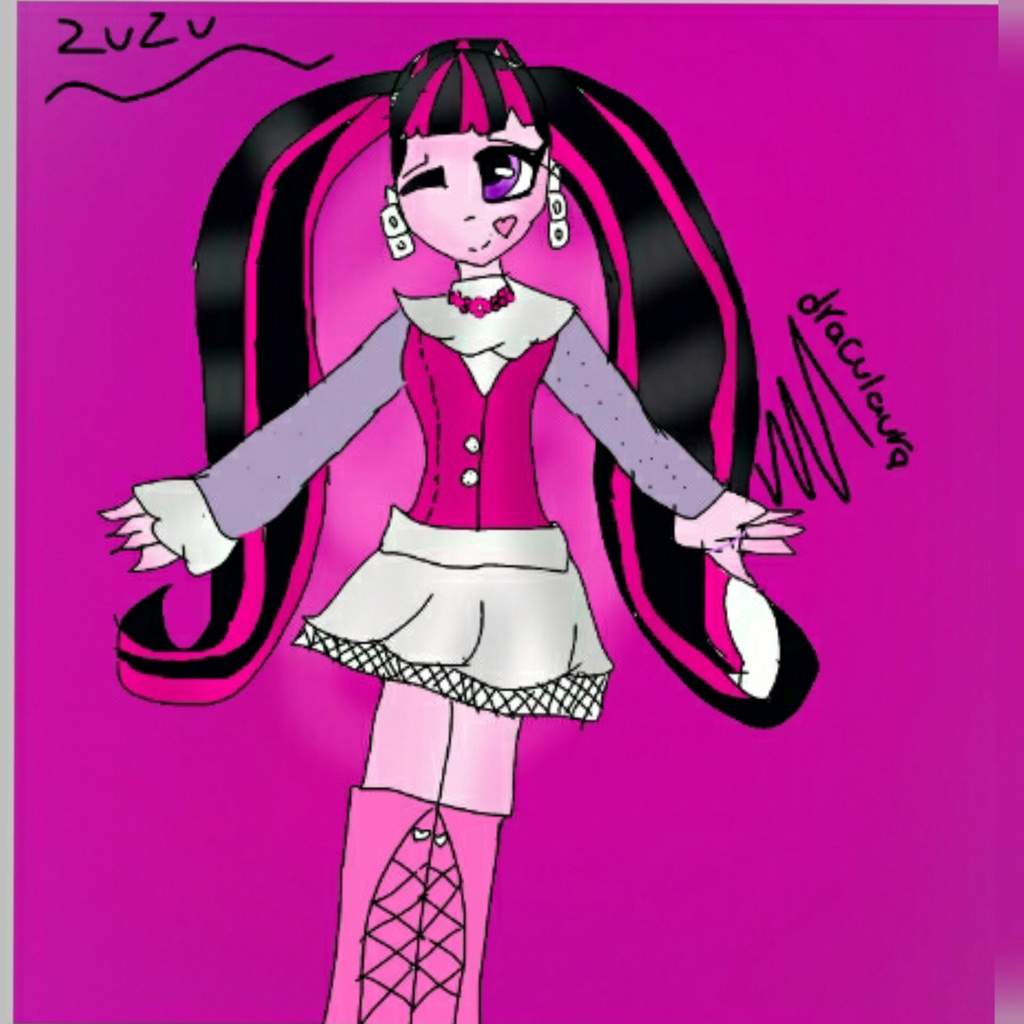 Un Dibujo De Draculaura :3 | •Monster High🌸• Amino