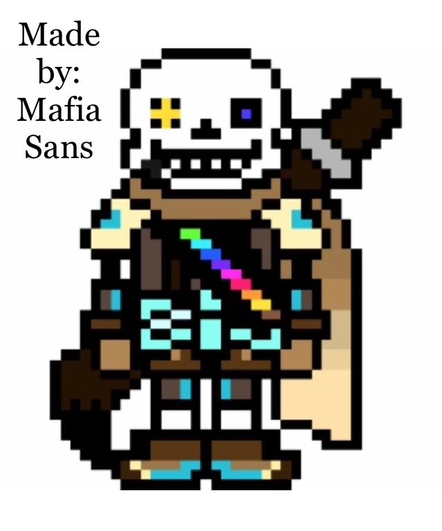 Pixel Art Undertale Ink Sans 5651