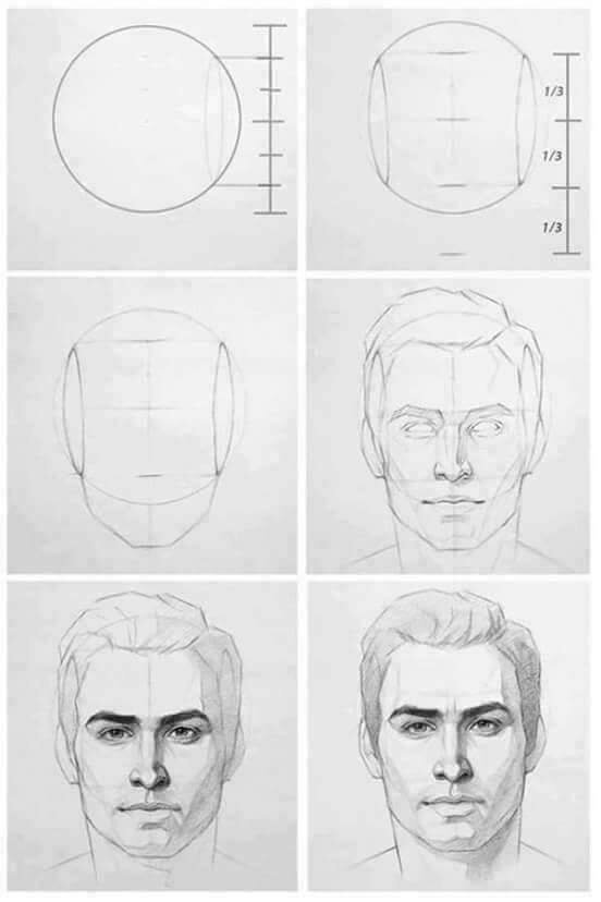 خطوات لتعليم رسم الوجه والأنف والفم والعين والاذن DIY عربي Amino