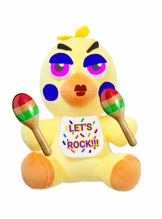 Rockstar Chica plush (EDIT) | Five Nights At Freddy's Amino