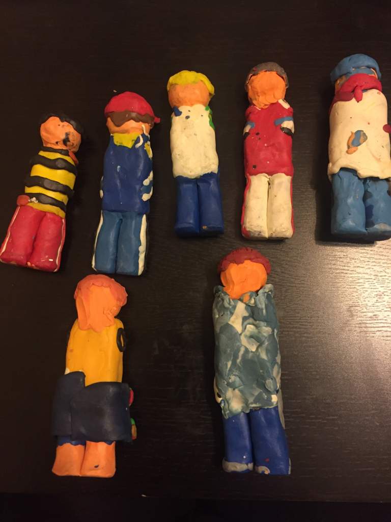 bts clay figures