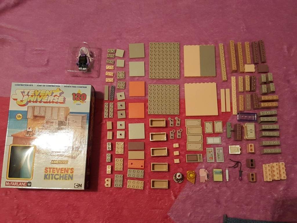for sale online Steven Universe Amethyst With Steven's Kitchen Set 12887 McFarlane Toys 