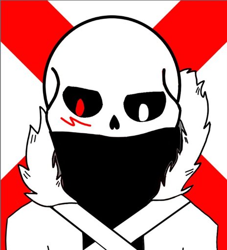 Cross sans fanart (drawn with my fingers) | Official Xtale/Underverse Amino