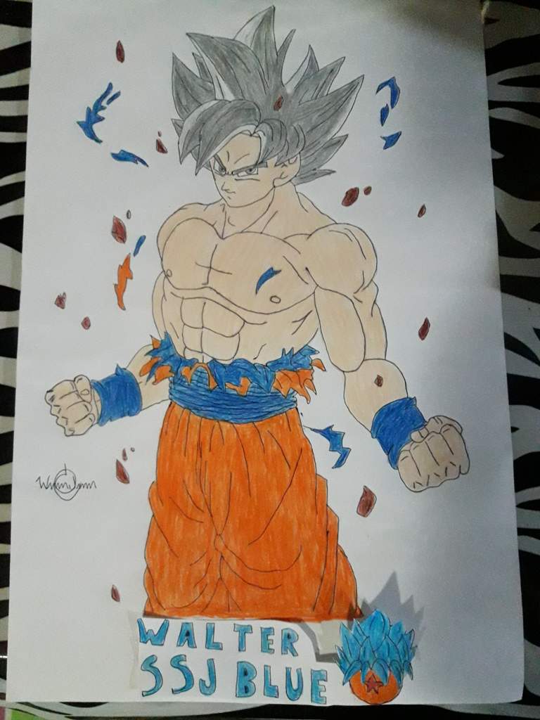 Mi dibujo de Goku Ultra Instinto Dominado | DRAGON BALL ESPAÑOL Amino