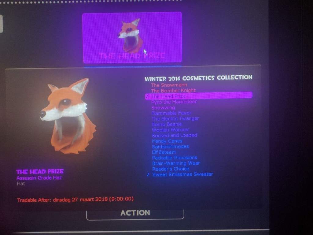 furry fox hat