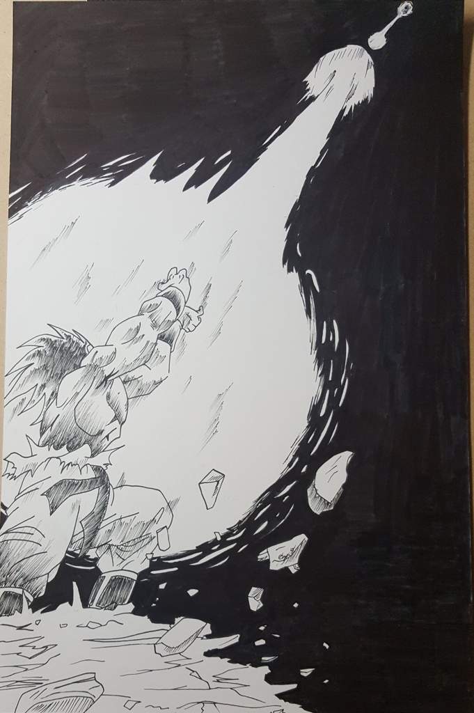 Kamehameha Vs Galick Gun Manga Drawing Dragonballz Amino 1207