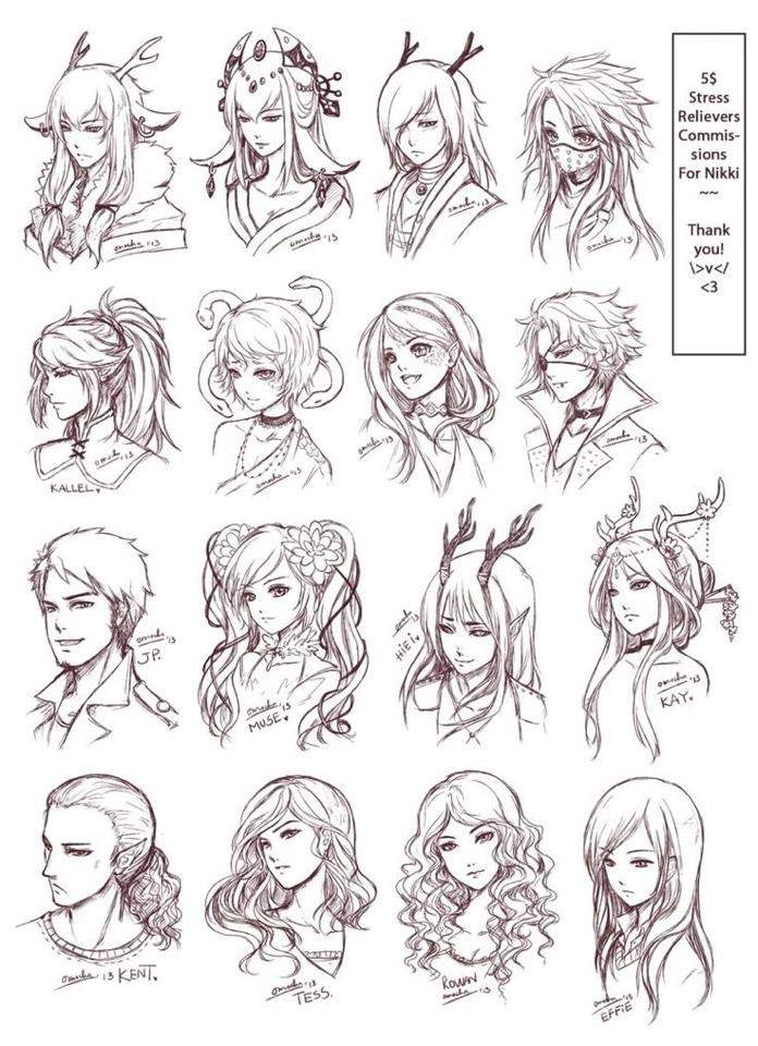 Anime Hair Reference Material Anime Amino