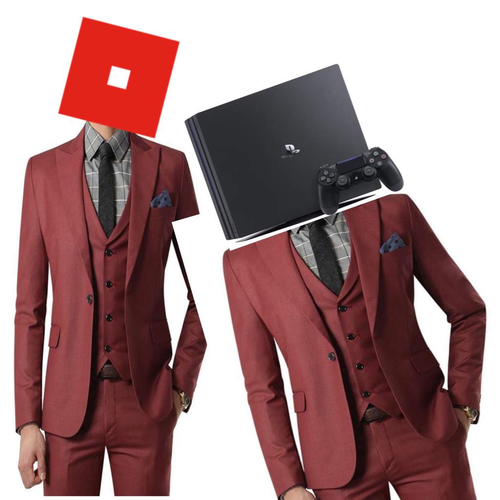 If The Playstation 4 Tried To Buy Roblox Roblox Amino - red tuxed roblox