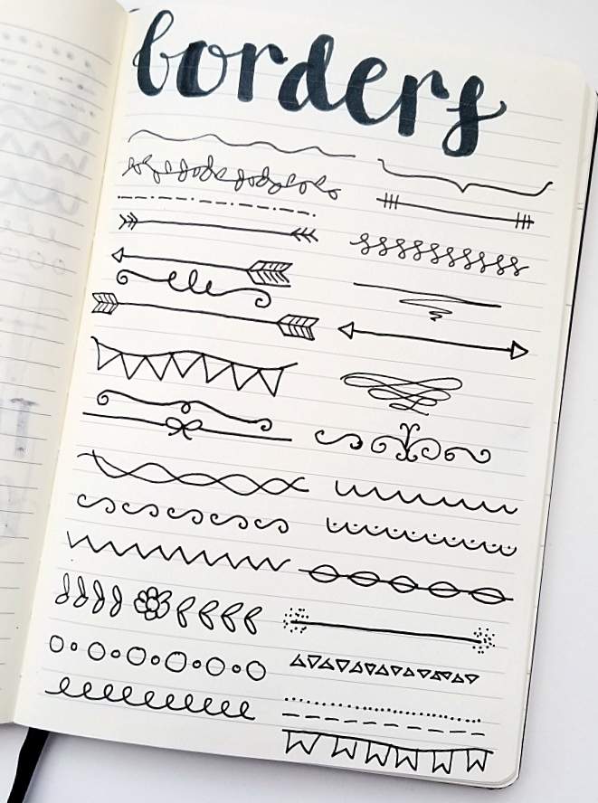 BuJo Inspo: Borders | Bullet Journal Amino