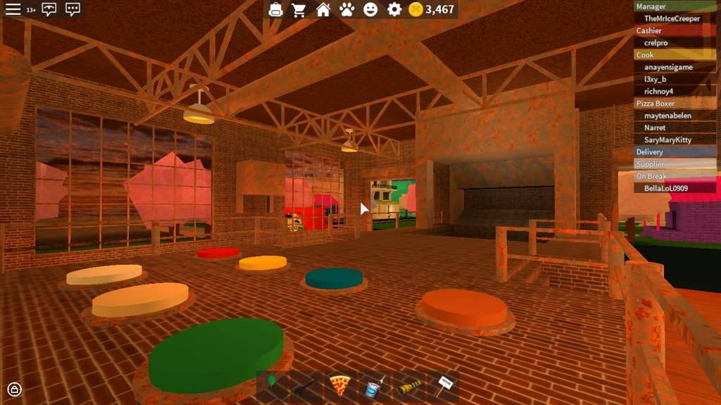 Review Work At A Pizza Place By Oof Roblox Amino En - work at a pizza place roblox house design design house