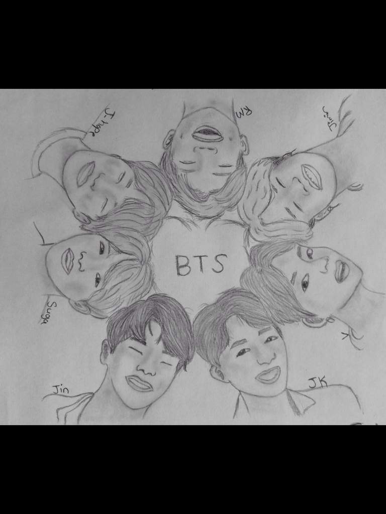 Bts Fanart To Draw / draw with me!run bts ep.30 speed drawing fan art ...