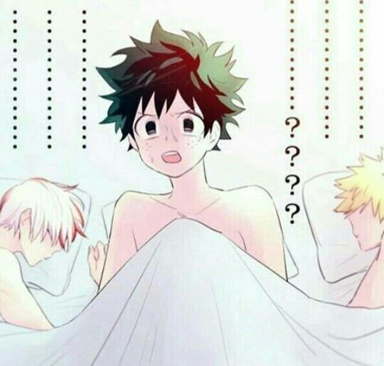 💧 Todoroki x Deku x Bakugou 🔥 | Yaoi Amino Español Amino