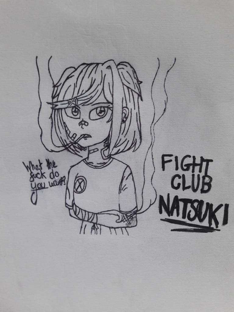 fight-club-natsuki-doodle-doki-doki-literature-club-amino