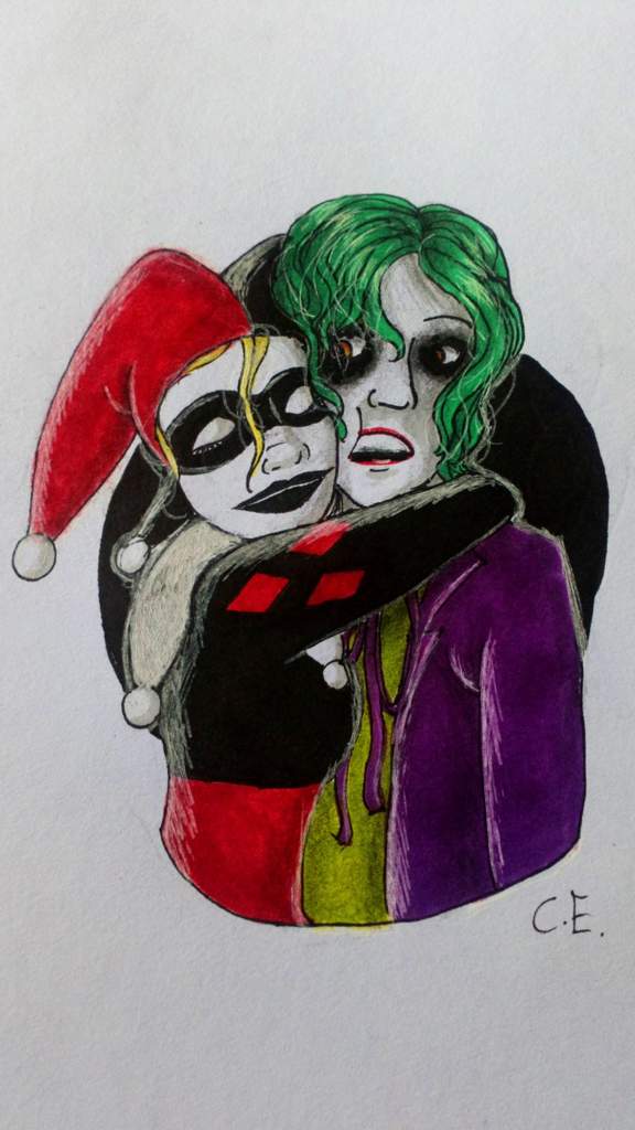 Harley Quinn And Joker Drawing Dc Entertainment Amino