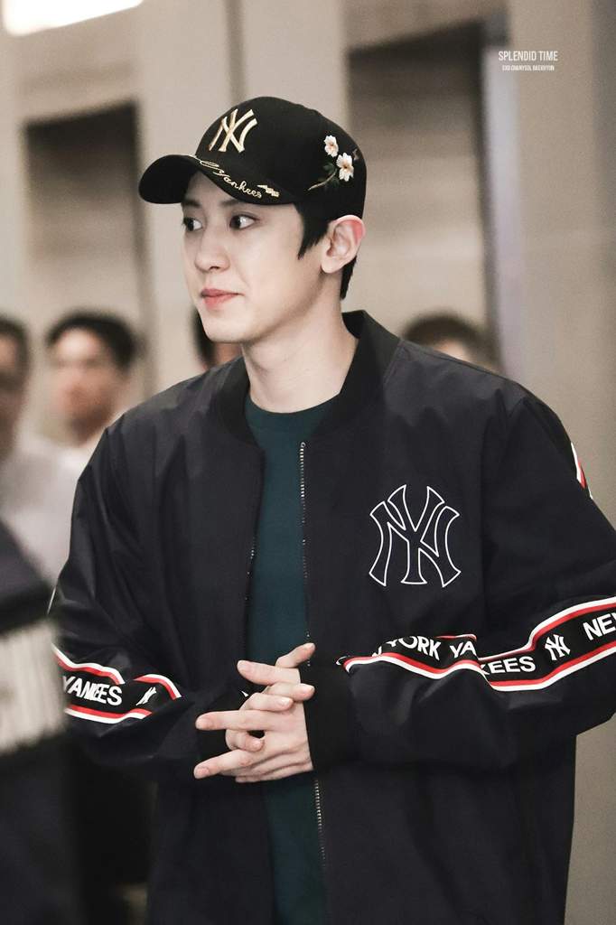 chanyeol mlb cap