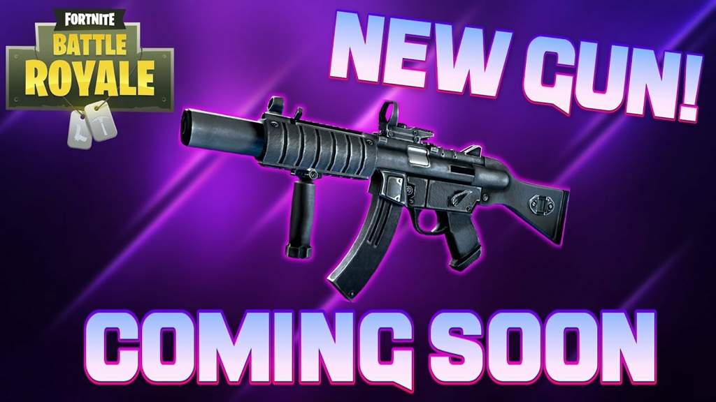 guys this is another gun leak and this one will be coming in april and this gun will be coming only in epic and legendary it would be cool for it to - suppressed submachine gun fortnite