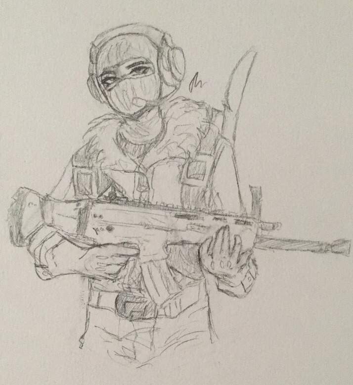 this is my first time drawing anything fortnite related honestly - fortnite sketch