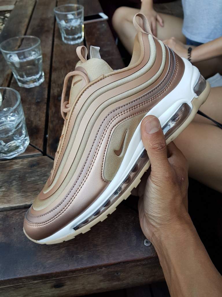 air max 97 rose gold on feet air max 97 rose gold on feet