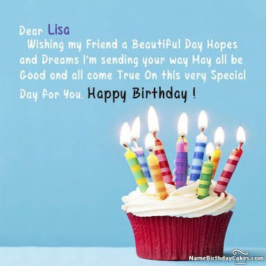 Happy Birthday Dear Friend Lisa Wish You A Happy Birthday My Friend | Lalisa Manoban Amino