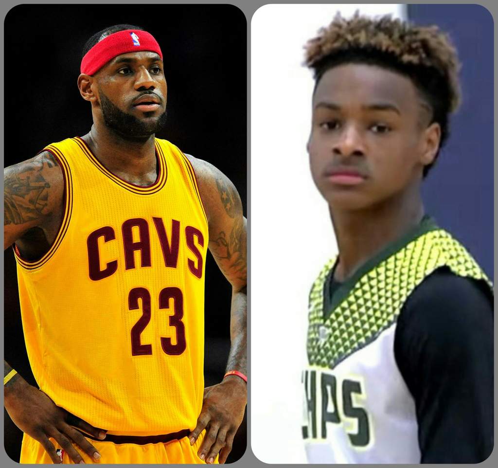 lebron james jr basketball