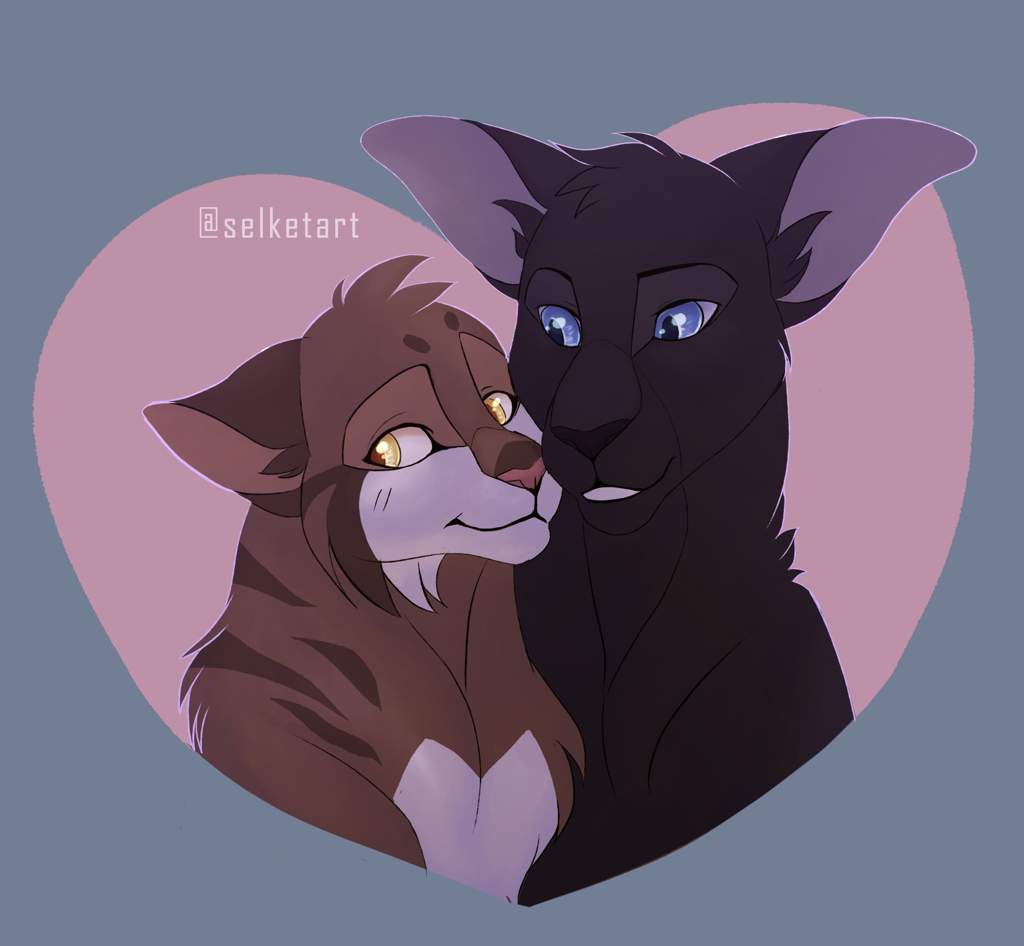 Warrior Cats Leafpool And Crowfeather