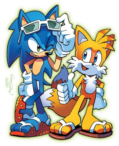 Beach Style Sonic and Tails by Tracy Yardley | Sonic the Hedgehog! Amino