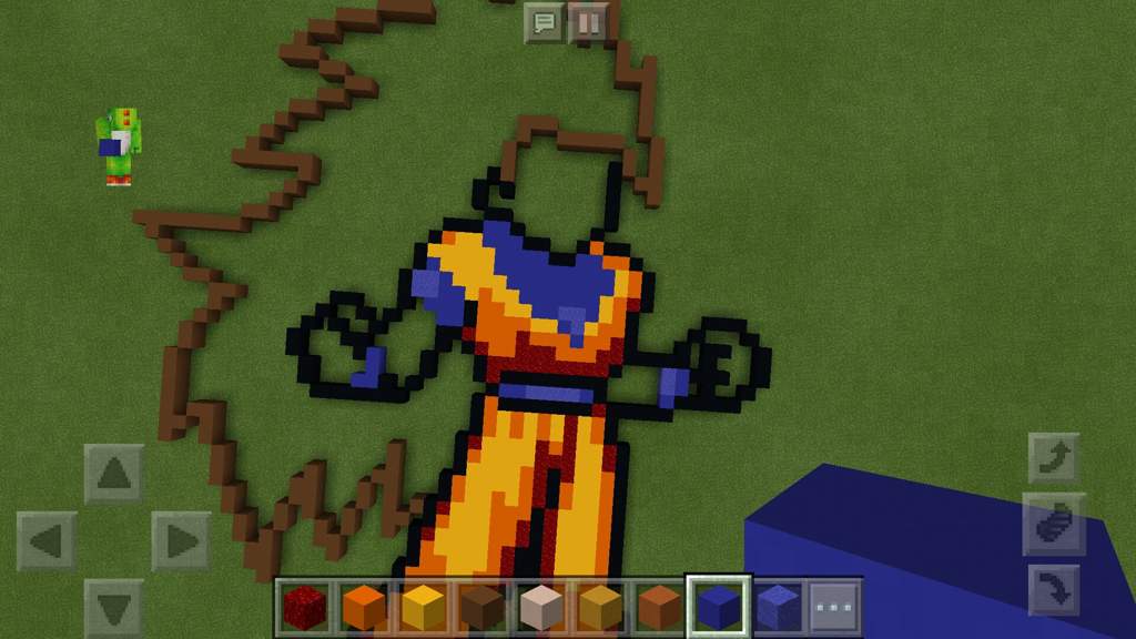 Pixel art de Goku Super Saiyan 3. | Minecraft Amino • Crafters Amino Pixel art de Goku Super Saiyan 3. | Minecraft Amino • Crafters Amino