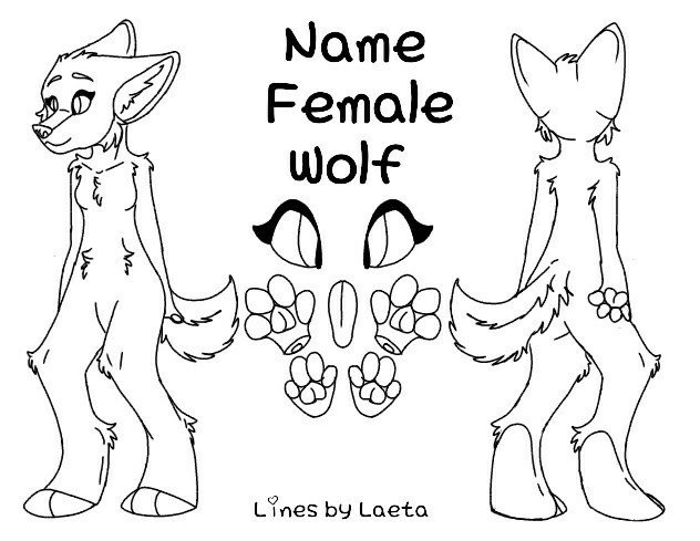 picture Female Wolf Furry Base f2u bases furry amino.