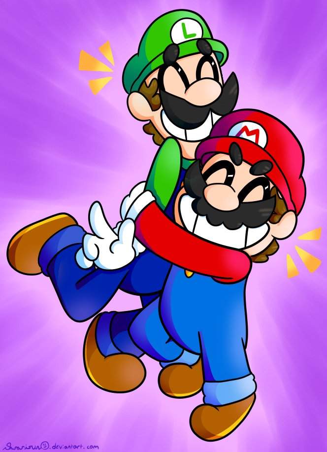 BRO HUG!!! | Mario Amino