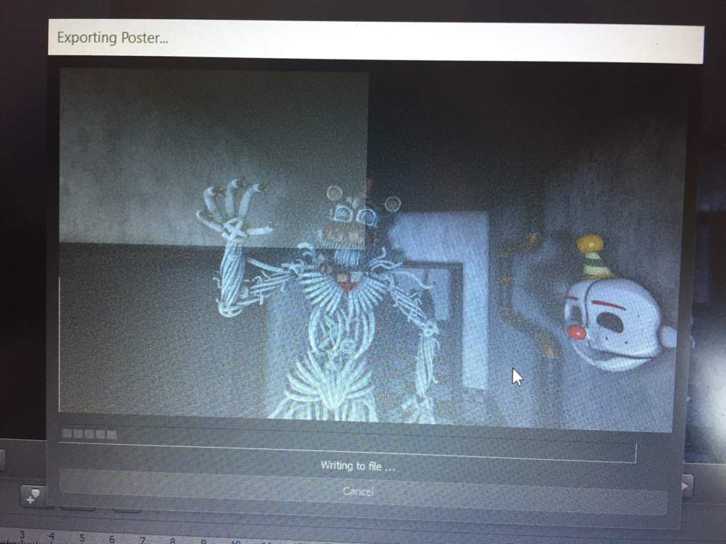 I Can Put Myself Back Together Molten Ennard Poster Five Nights At Freddy S Amino