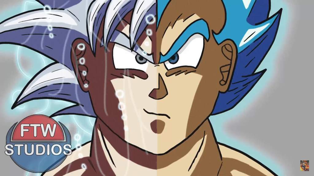 MUI Goku and SSBE Vegeta Drawing | DragonBallZ Amino