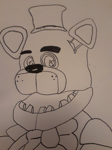 I drew Freddy Fazbear Today, my hand HURTSSSSS | Five Nights At Freddy ...