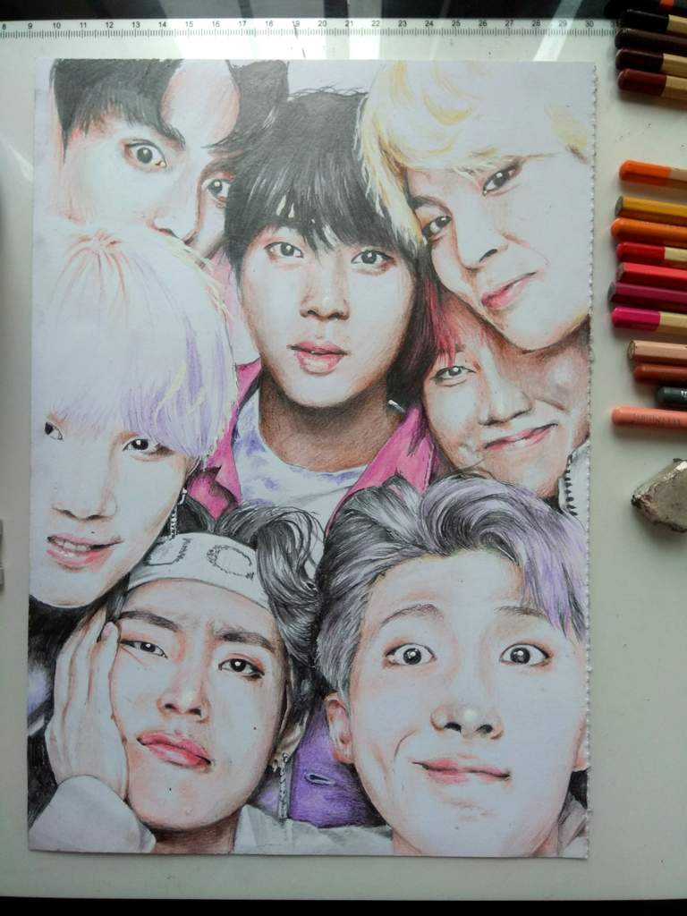 BTS Fanart 🖤 | K-Pop Amino