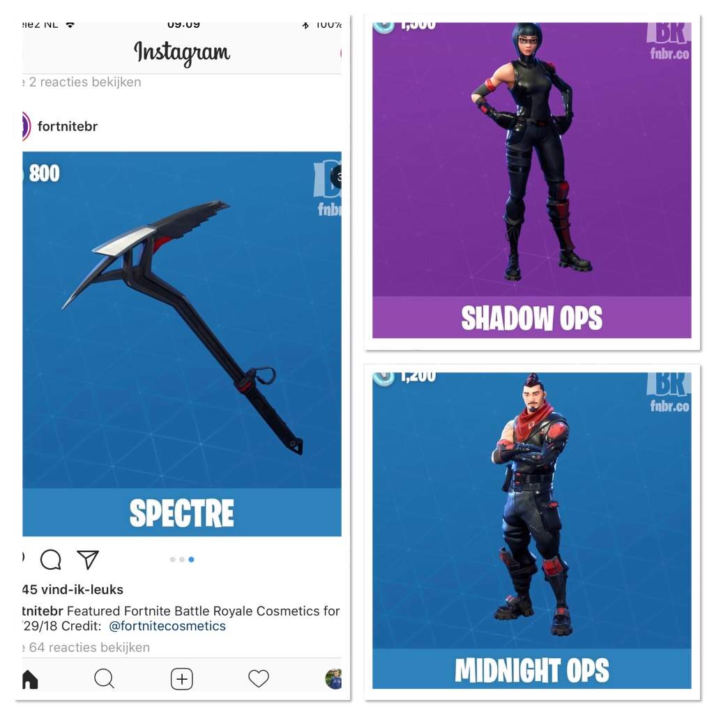 Skin fortnite spectre