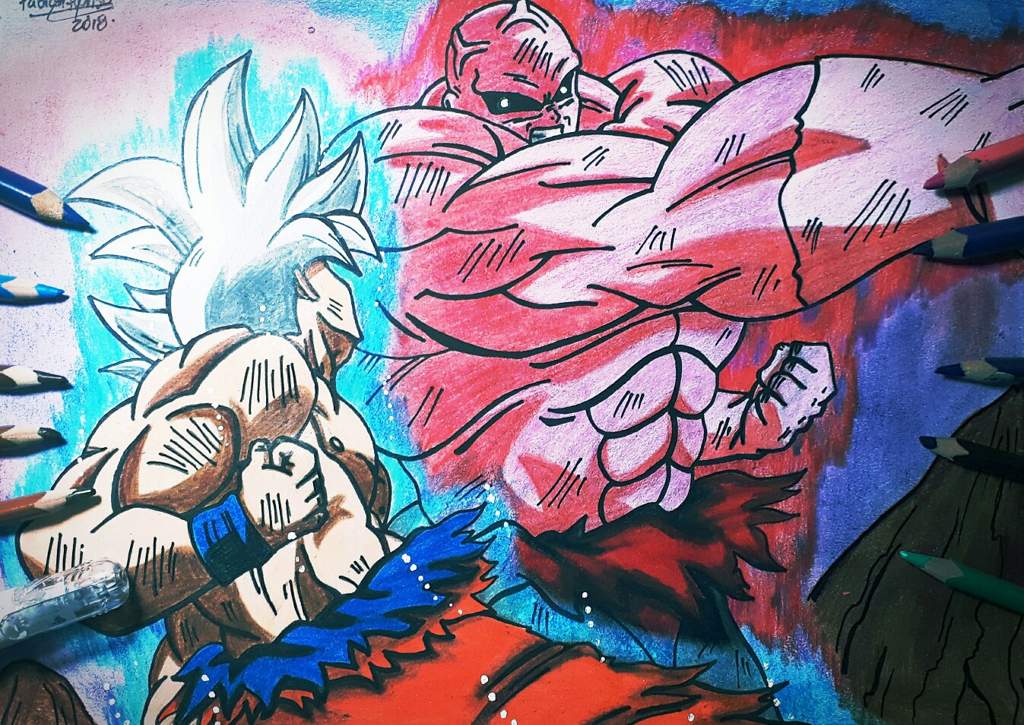 Dibujando A Goku Vs Jiren Drawing To Goku Vs Jiren Dbs Thealonsoart Dibujarte Amino