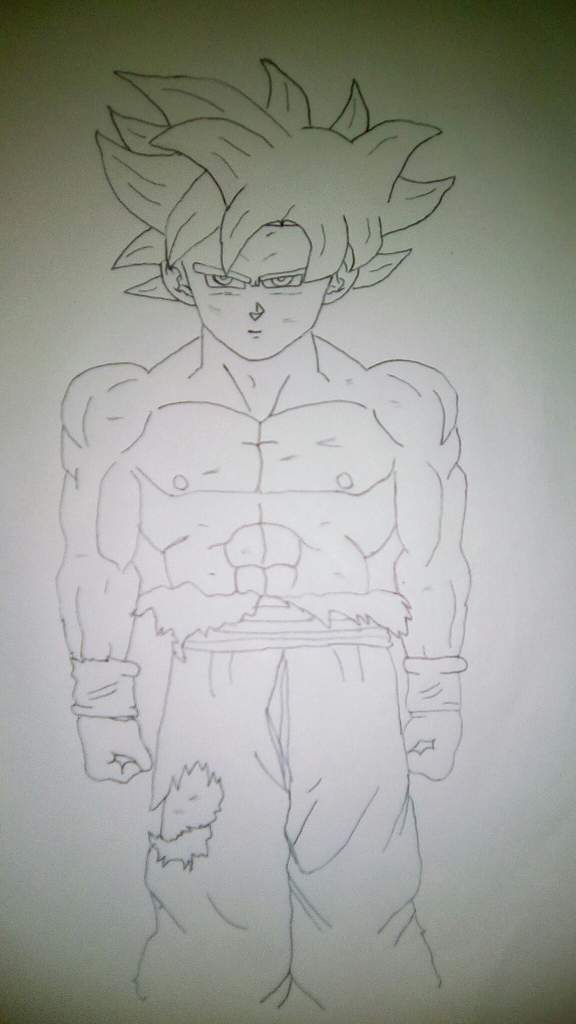 Mi dibujo de Goku ultra instinto | DRAGON BALL ESPAÑOL Amino