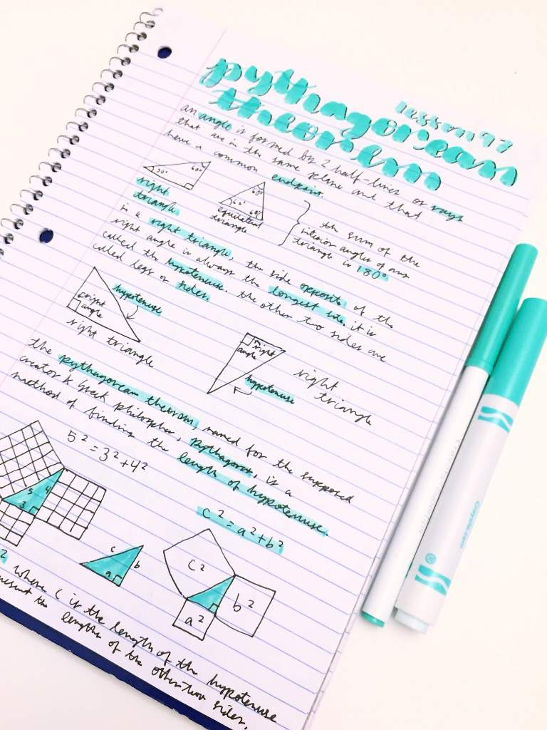 Notes On Pythagorean Theorem