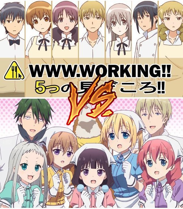 Www Working Vs Blend S Rayans Anime Comparison امبراطورية الأنمي Amino
