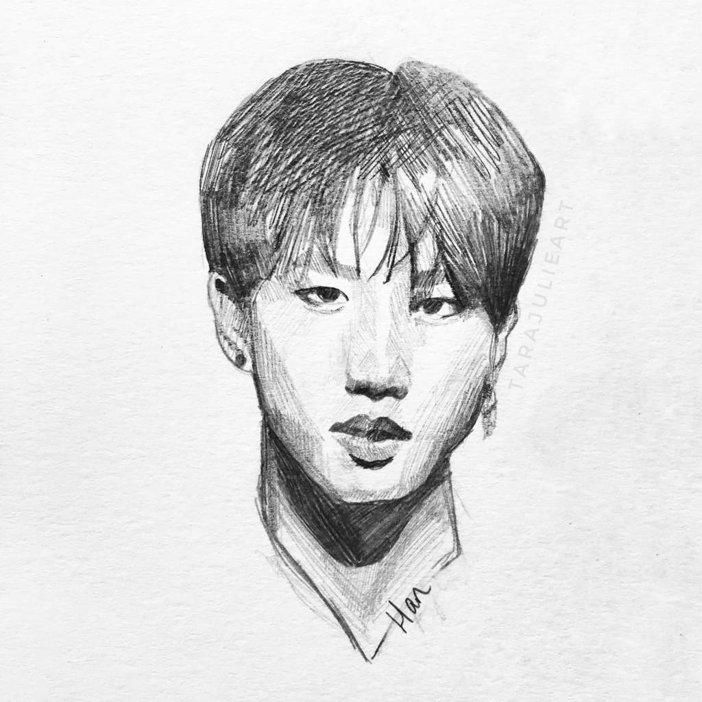 Stray kids рисунки карандашом