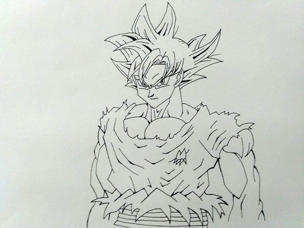  Repost Goku  Mui  drawing  Level 10 special DragonBallZ 