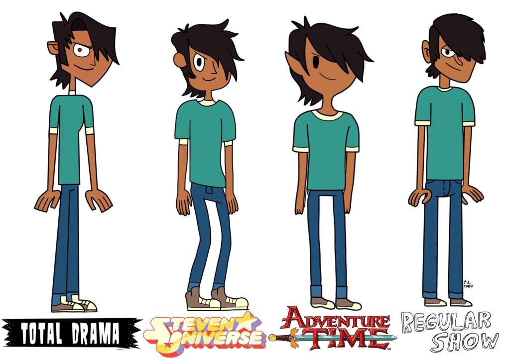 Total Drama Characters in different styles.