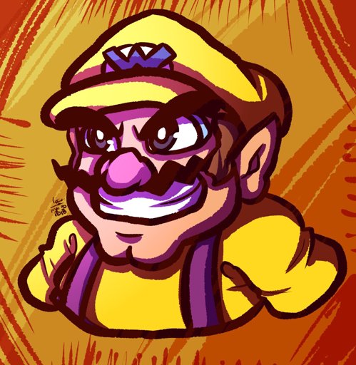 O hey a drew a wario | Mario Amino