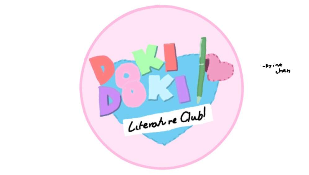 doki doki literature club logo words