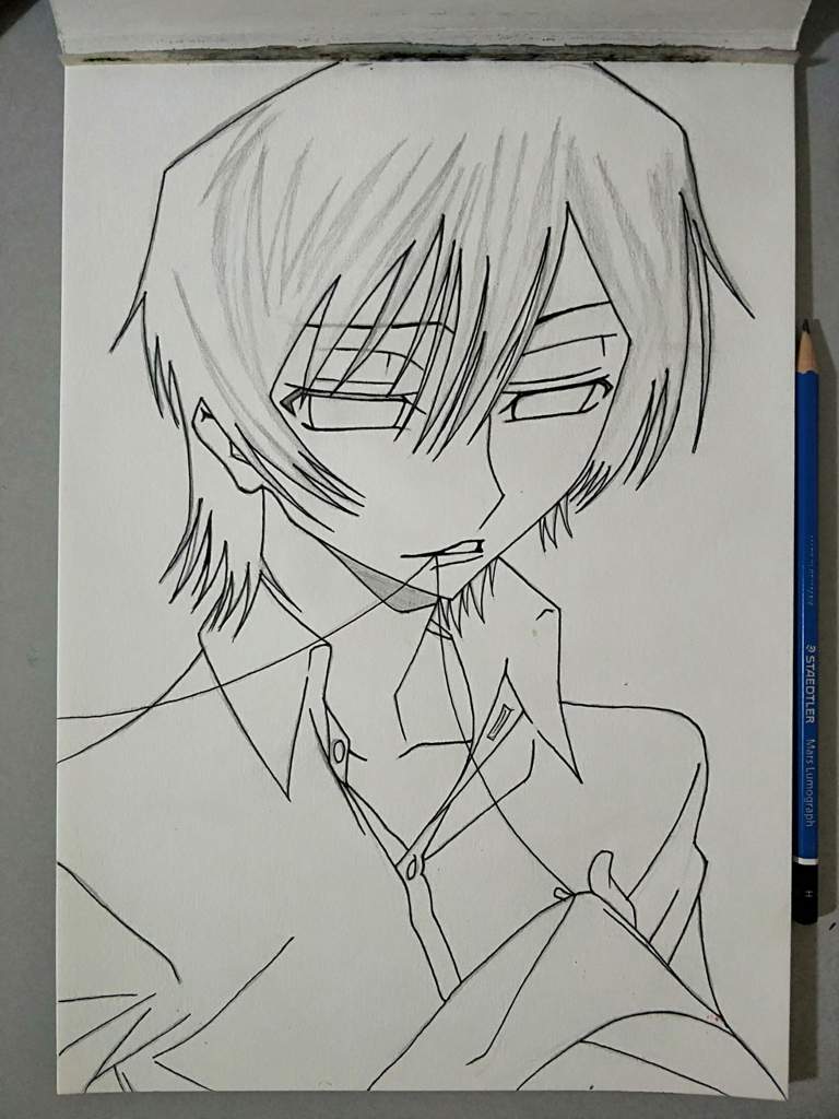 Lelouch Lamperouge (drawing) | Anime Amino