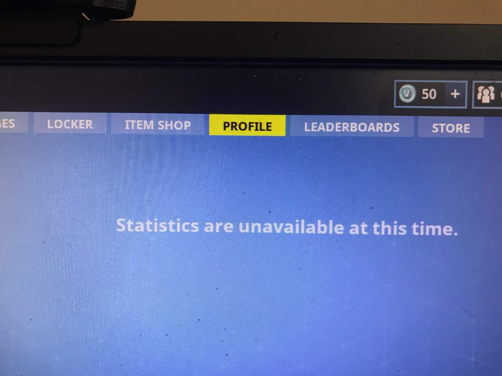 to see my stats i seen other people profile and leaderboard work but not mine any questions maybe epic games disabled it for little bit i don t know - epic games fortnite profile stats